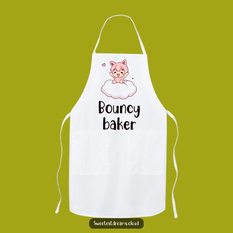 Funny Cloud Bounce Apron: Cook with Fun, A Hilarious Kitchen Funny Gift
