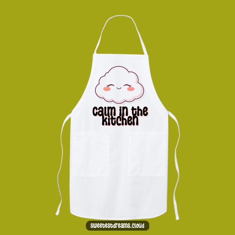 Funny Serene Cloud Apron - Cook with Calm & Humorous Style