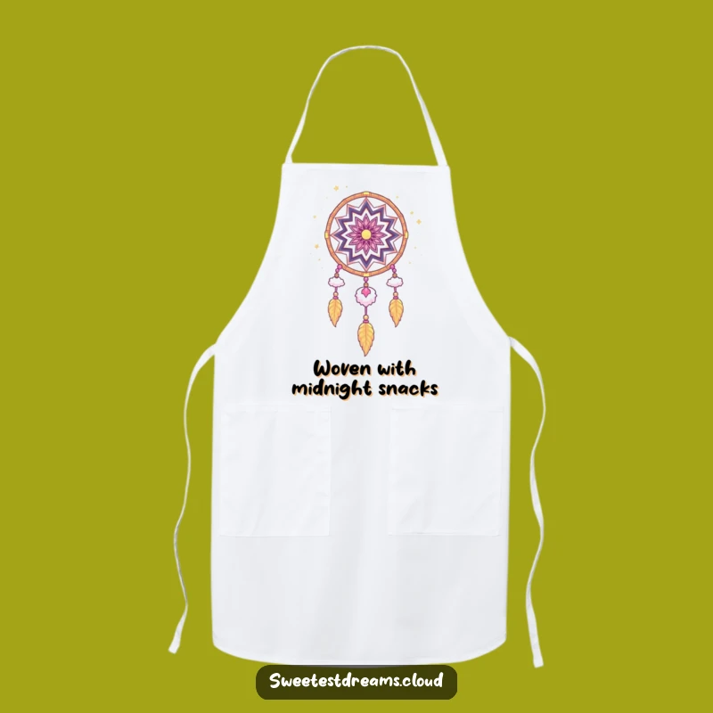 Funny Dream Catcher Apron: Whimsical Kitchen Stardust & Clouds, Chef Gift