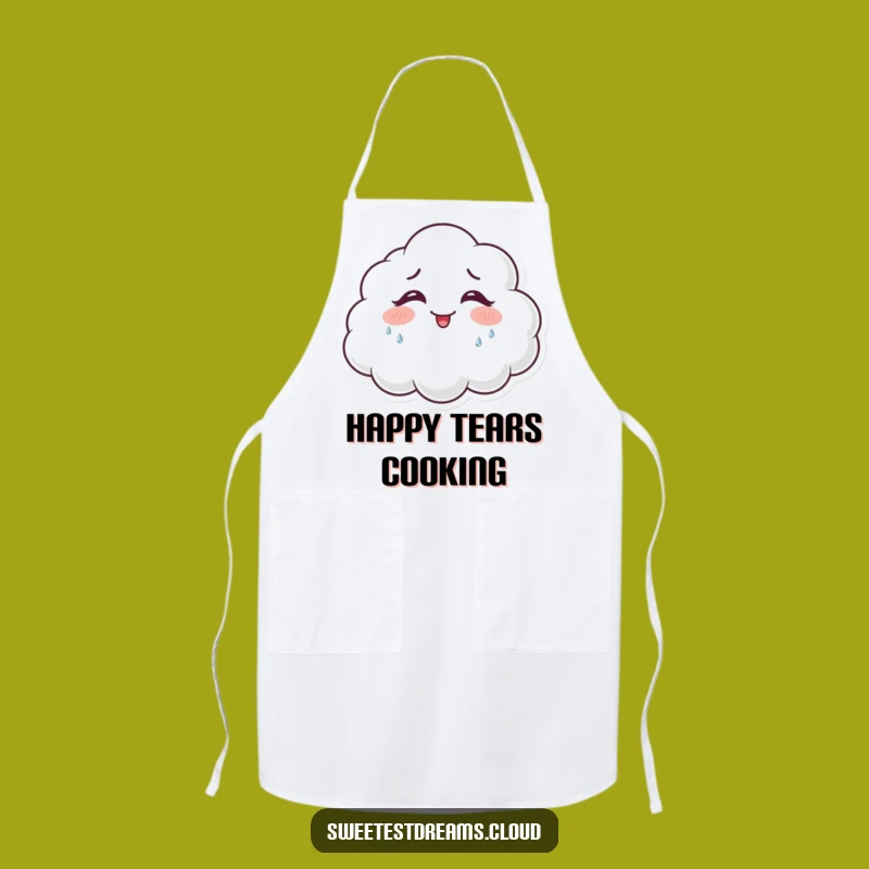 Funny Giggling Chef Cloud Apron: Cook with Joyful Laughter!