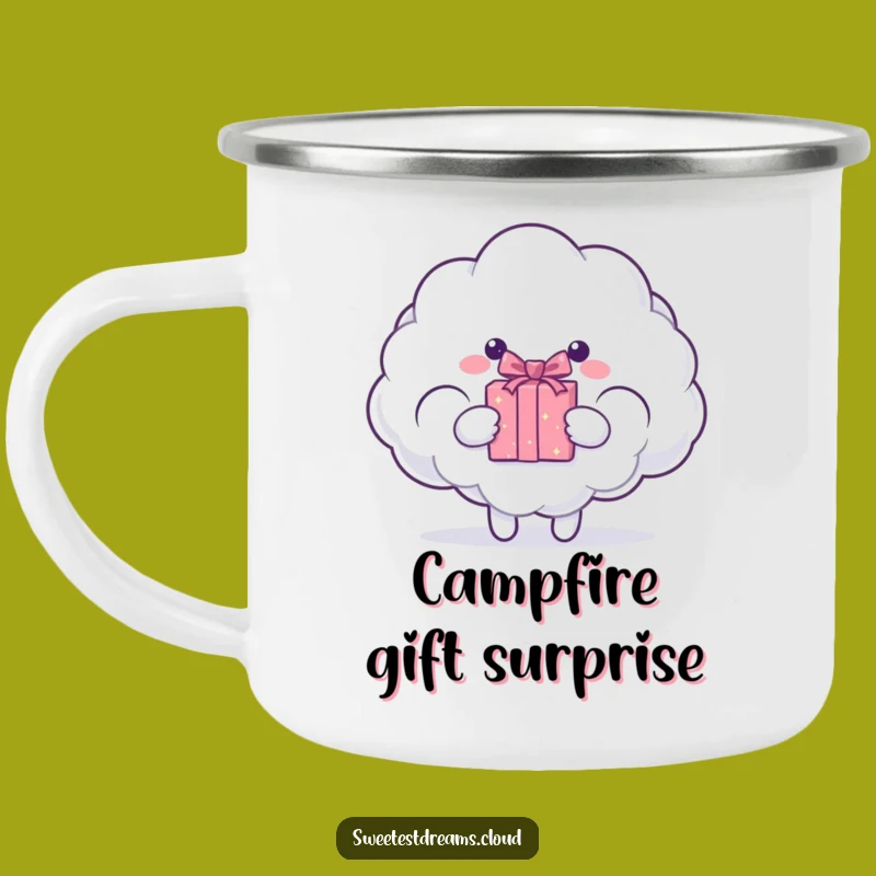 Funny Cloud Gift Camping Mug: Sip with Surprising Joy