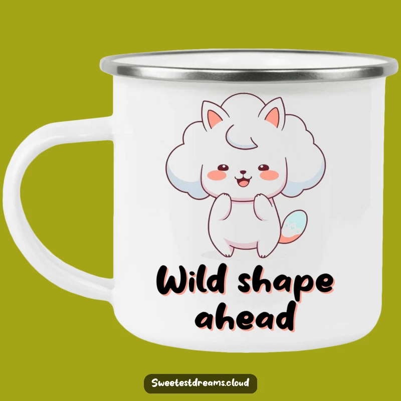 Funny Cloud Art Camping Mug: Creative Sips Anywhere!