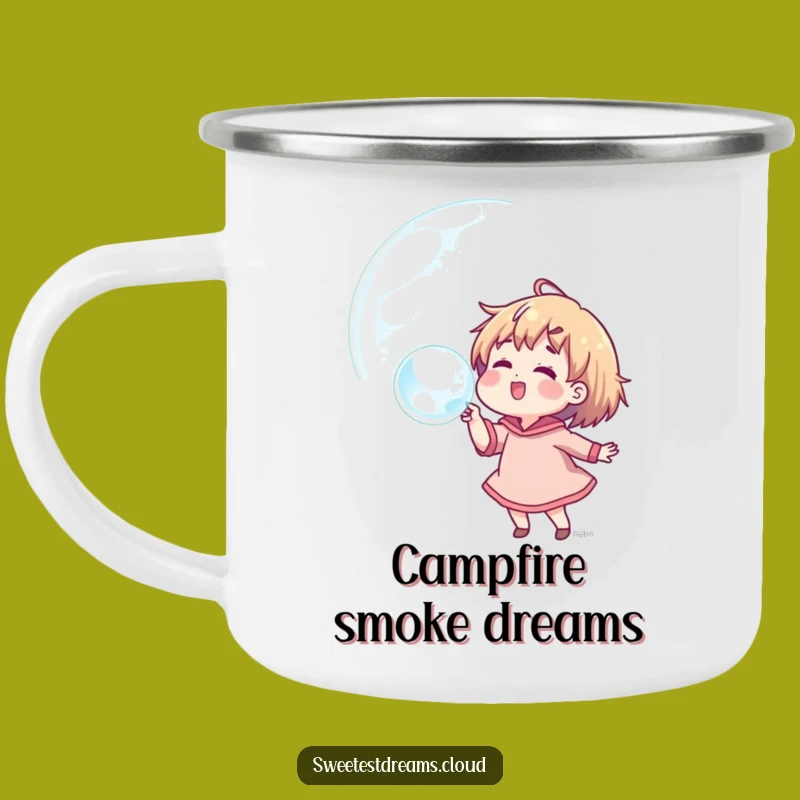 Funny Dream Bubble Camping Mug: Outdoor Dreams, Adventure Funny Gift