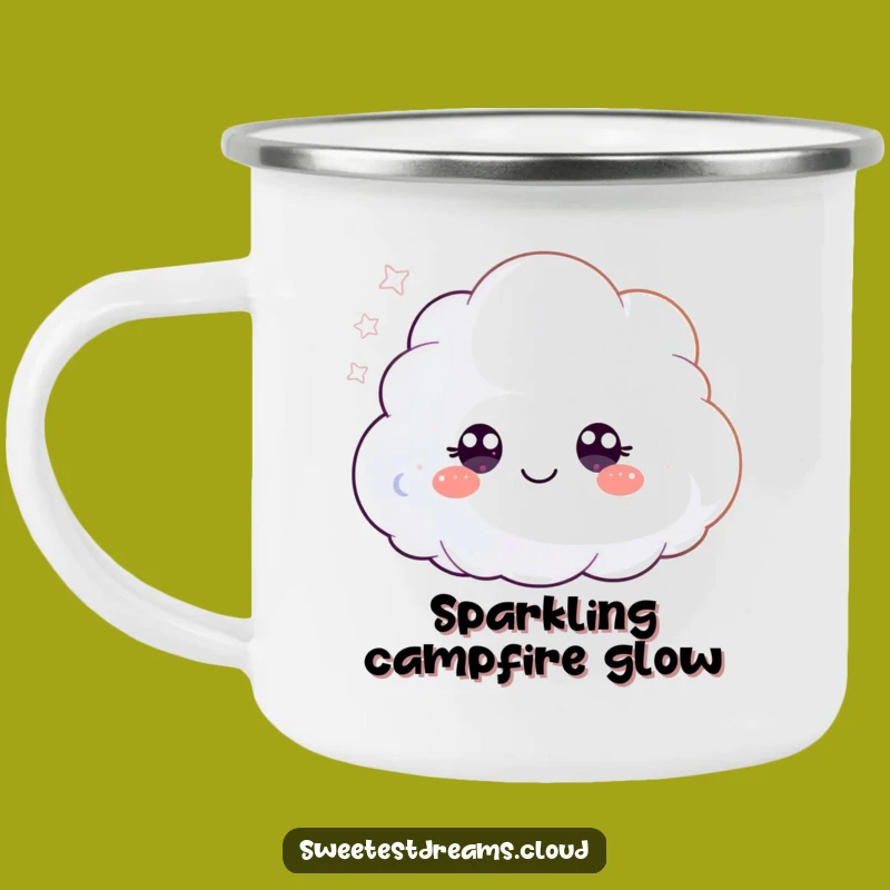 Funny Glitter Cloud Camping Mug - Magical Adventures Funny Gift