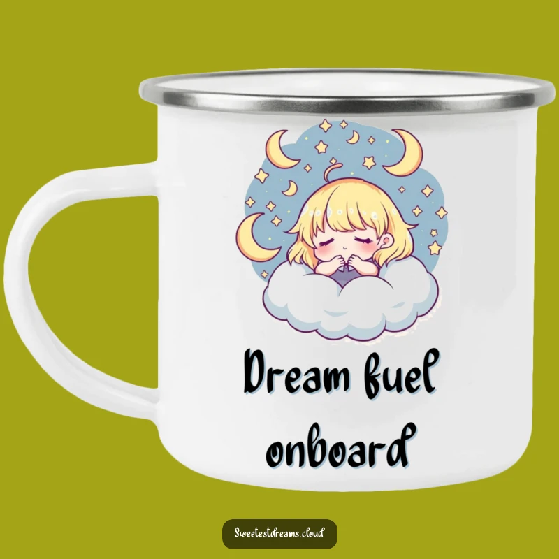 Funny Outdoor Dreaming Mug: Starry Character Camp Mug, Awesome Funny Gift