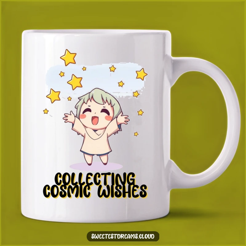 Funny Star Catcher Mug: Whimsical Character Gift for Dreamers