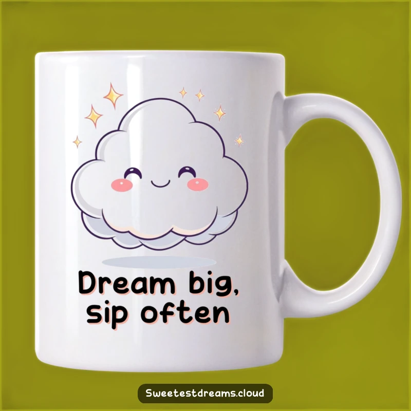 Funny Dream Cloud Mug - Sweet Dreams Guaranteed, Perfect Gift