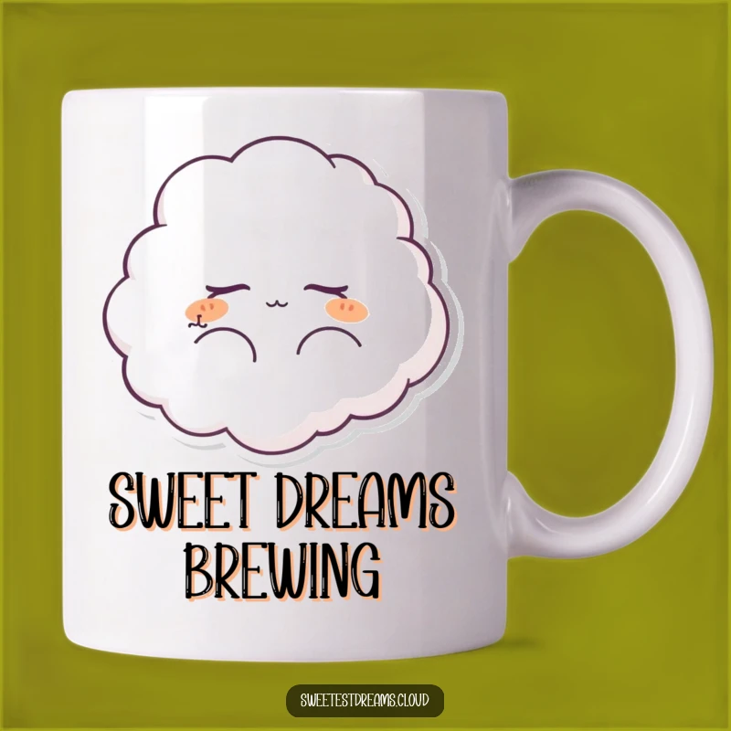 Funny Dreaming Cloud Mug: Peaceful Gift for Gentle Souls
