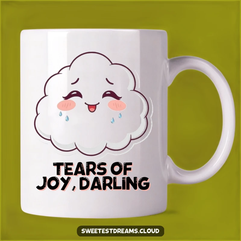 Funny Giggling Cloud Mug: Tears of Joy for a Hilarious Gift!