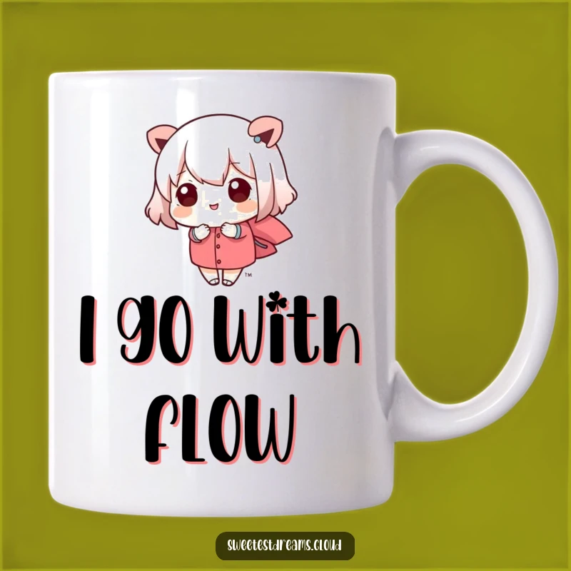 Funny Kawaii Breeze Rider Mug: Whimsical Gentle Journey Gift for Her