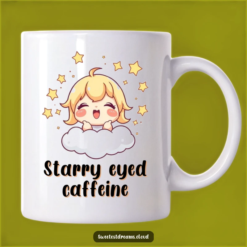 Funny Star Chaser Mug: Giggling Character, Joyful & Playful Funny Gift