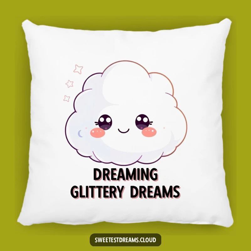 Funny Glitter Cloud Pillow - Cozy Magic Funny Gift
