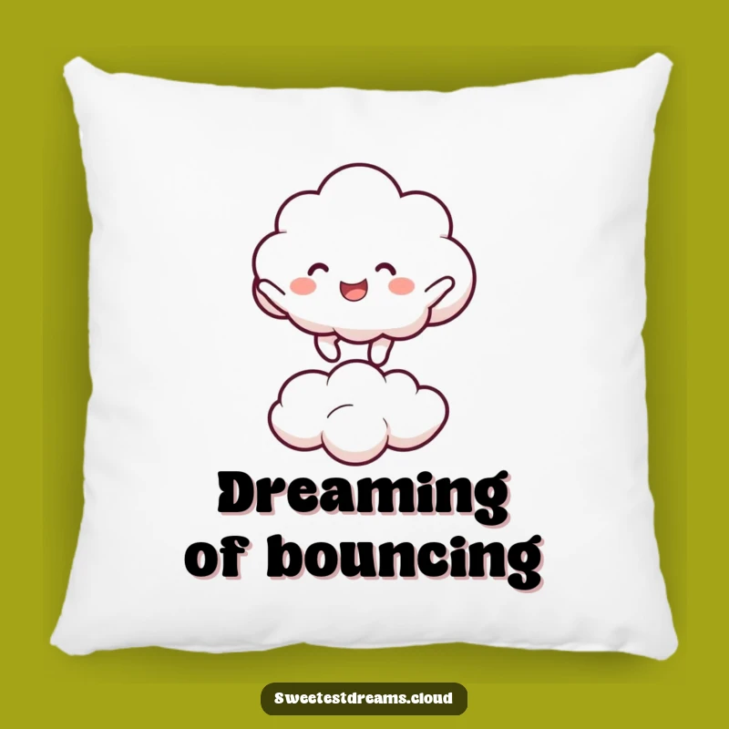 Funny Cloud Bouncing Pillow: Cozy Comfort with Joyful Energy