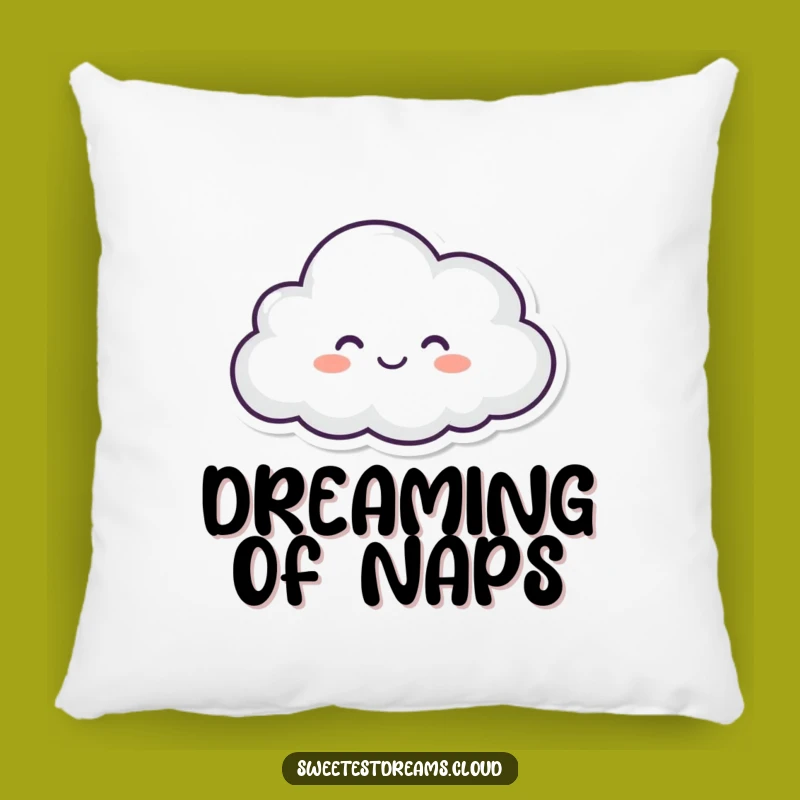 Funny Happy Cloud Pillow - Soft & Cozy Accent, Cute Funny Gift