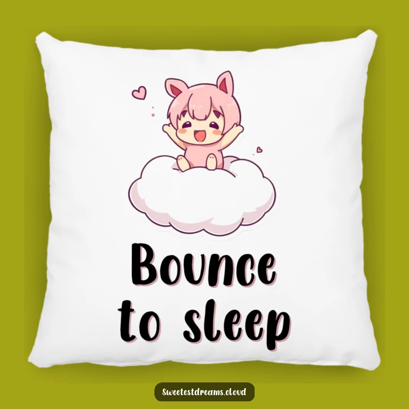 Funny Cloud Bounce Pillow: Soft Comfort, Adorable Funny Gift for Joyful Souls