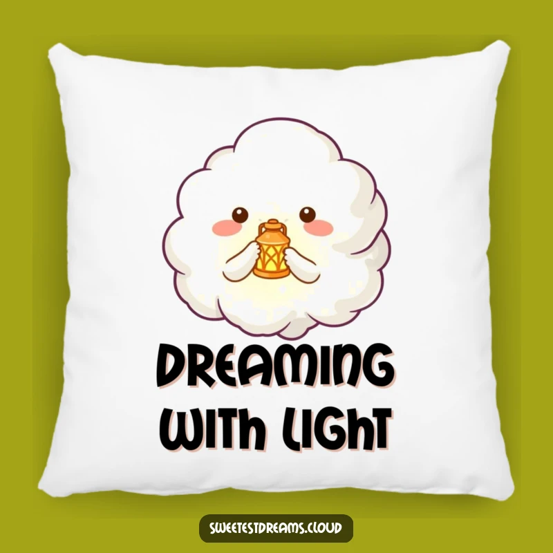 Funny Cloud Lantern Pillow - Cozy Enchanting Decor Gift