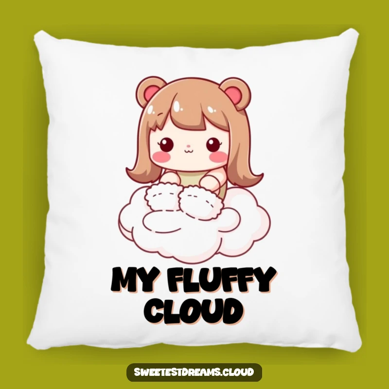 Funny Kawaii Cloud Walker Pillow: Slippers Character Cushion for Softness