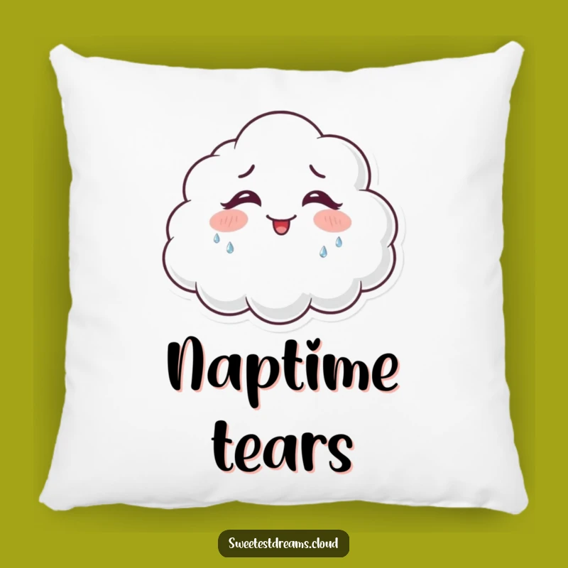 Funny Giggling Cloud Pillow: Cozy Comfort with Tears of Joy!