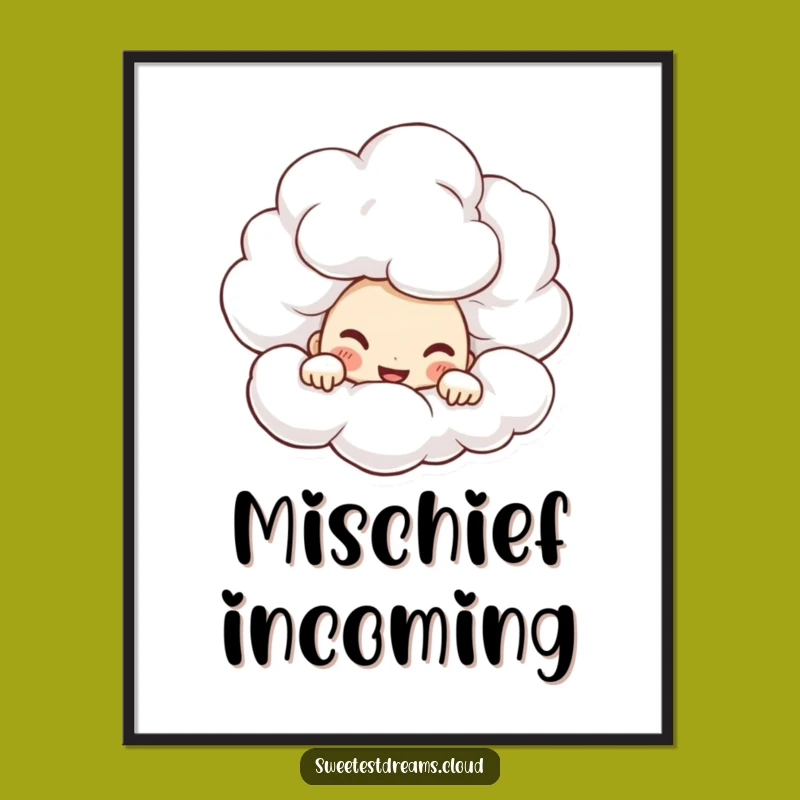Funny Mischief Digital Art: Witty Character Decor, Perfect Funny Gift