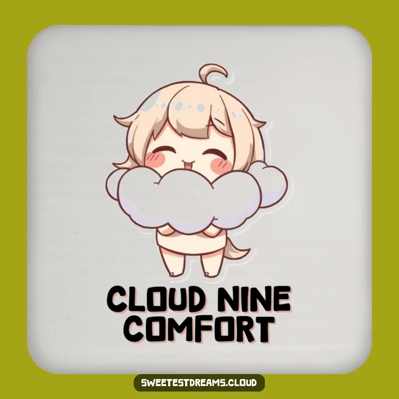 Funny Cloud Blower Coaster: Protect Surfaces with a Hilarious Character