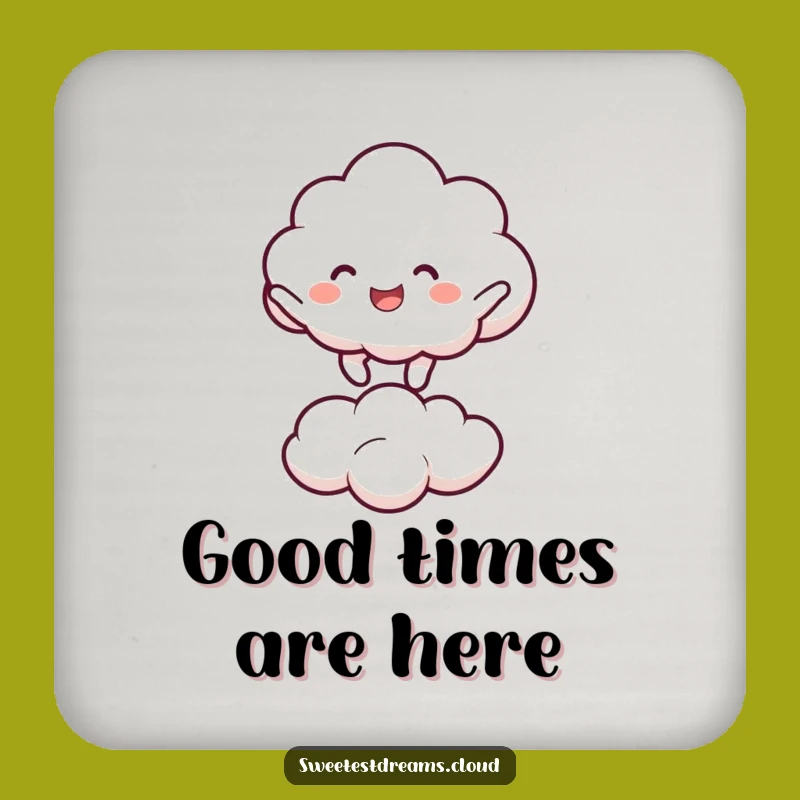 Funny Cloud Bouncing Coaster: Add Joyful Charm