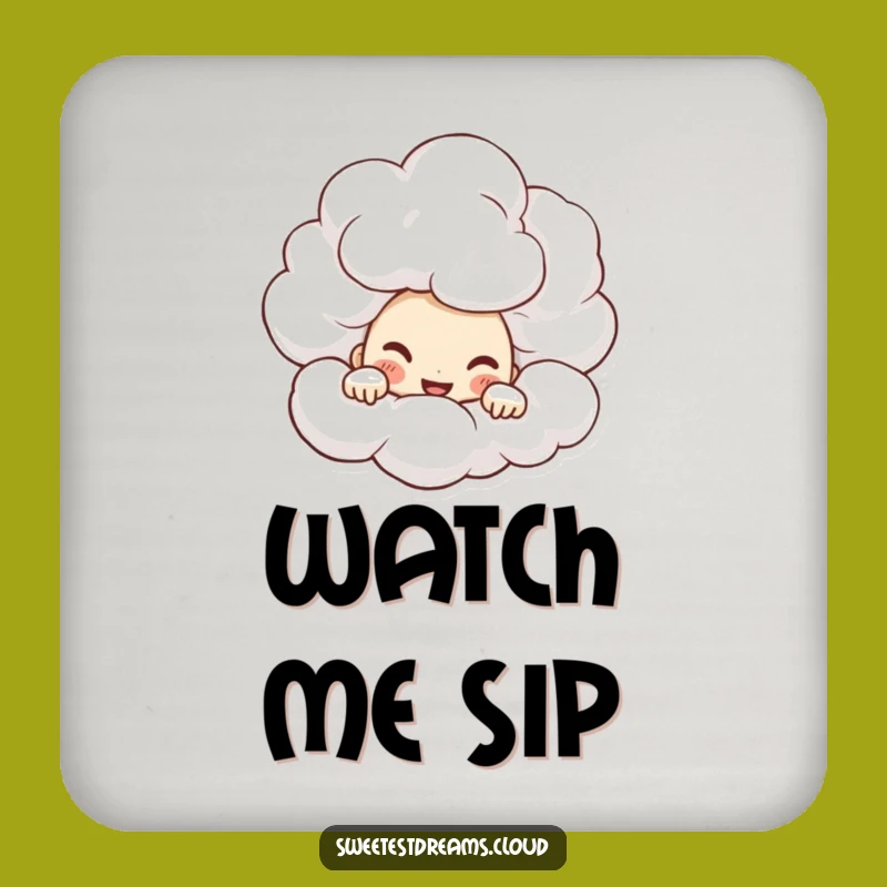 Funny Mischief Coaster: Protect Surfaces with a Playful Character