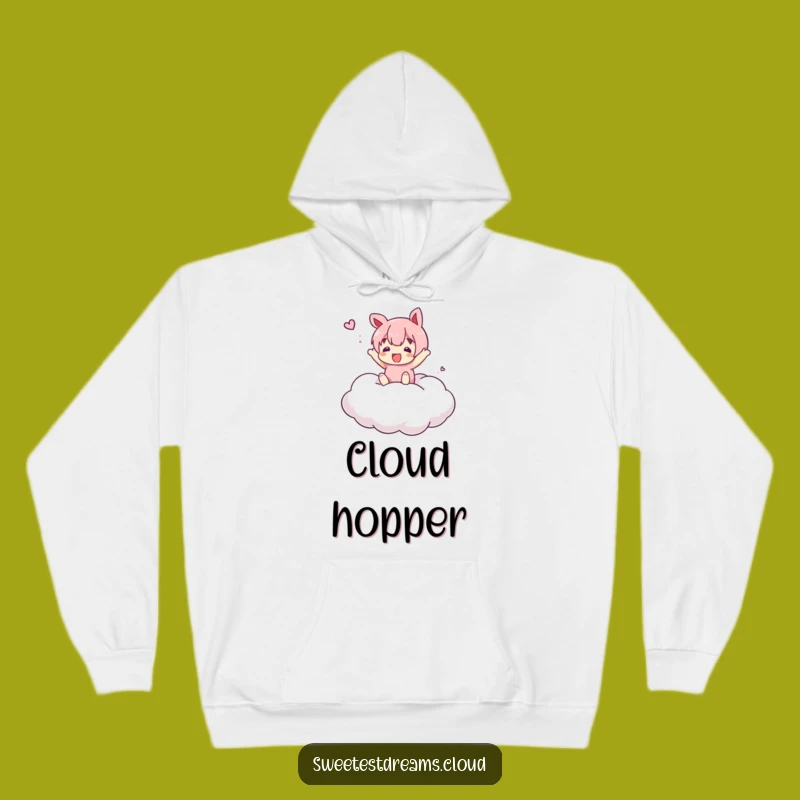 Funny Cloud Bounce Hoodie: Cozy Playtime, The Ultimate Comforting Funny Gift