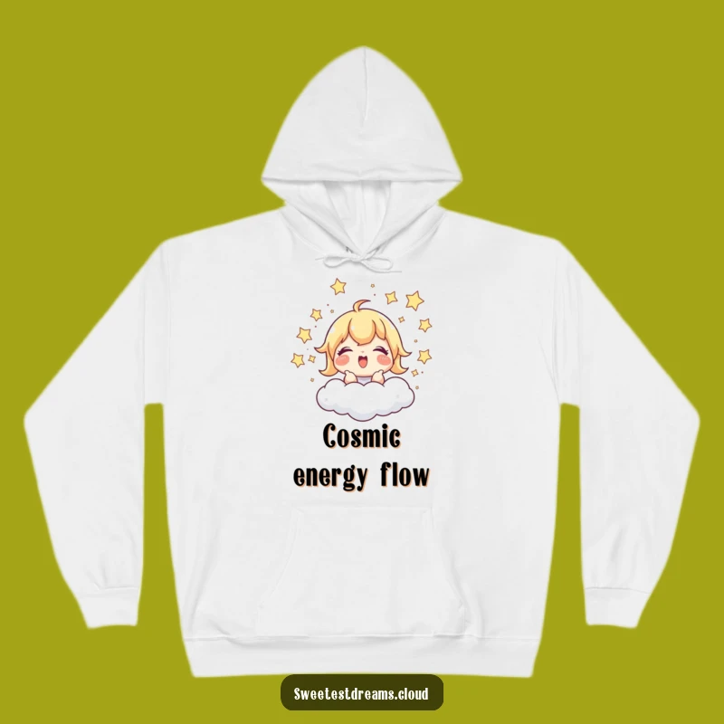 Funny Star Chaser Hoodie: Giggling Cloud Play, Warm & Joyful Funny Gift