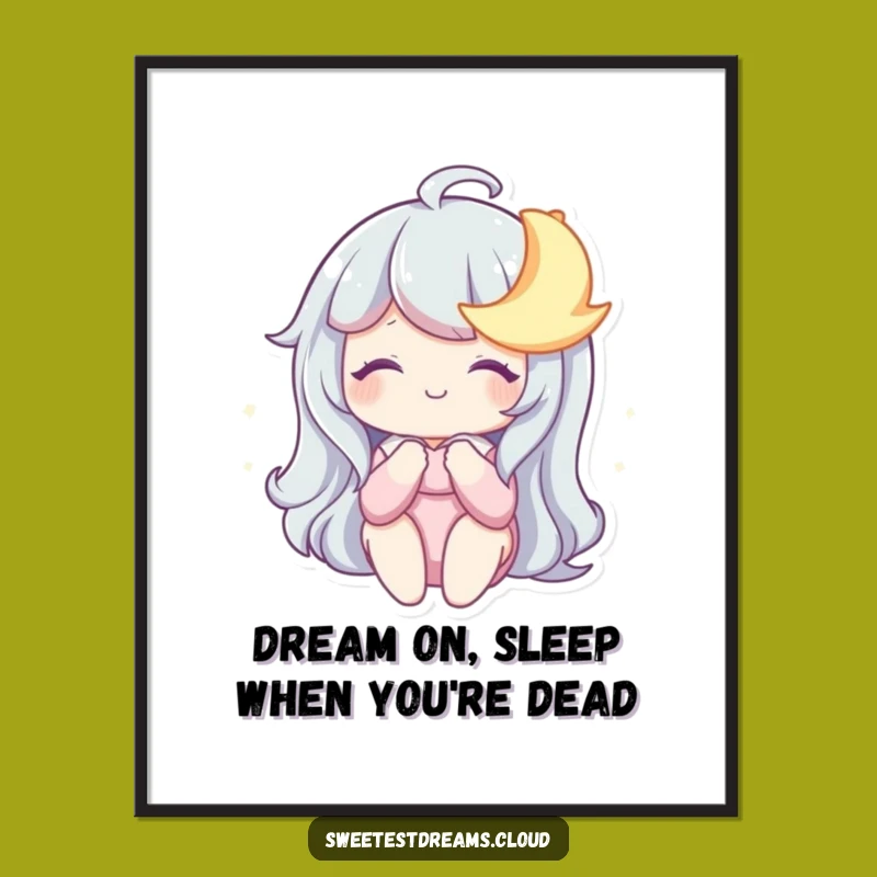 Dreamy Moon Art Free Printable: Whimsical Downloadable Wall Art for a Funny, Serene Space