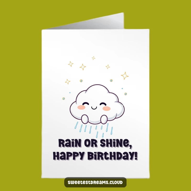 Free Printable Birthday Card: Rainy Day Fun for a Funny Downloadable Gift