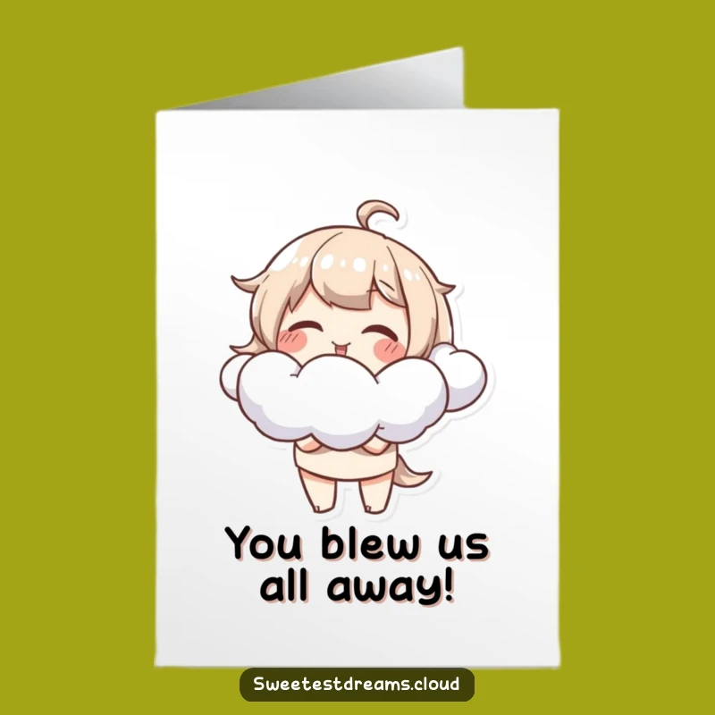 Free Printable Congrats Card: Giggling Cloud Blower, DIY & Print at Home Fun