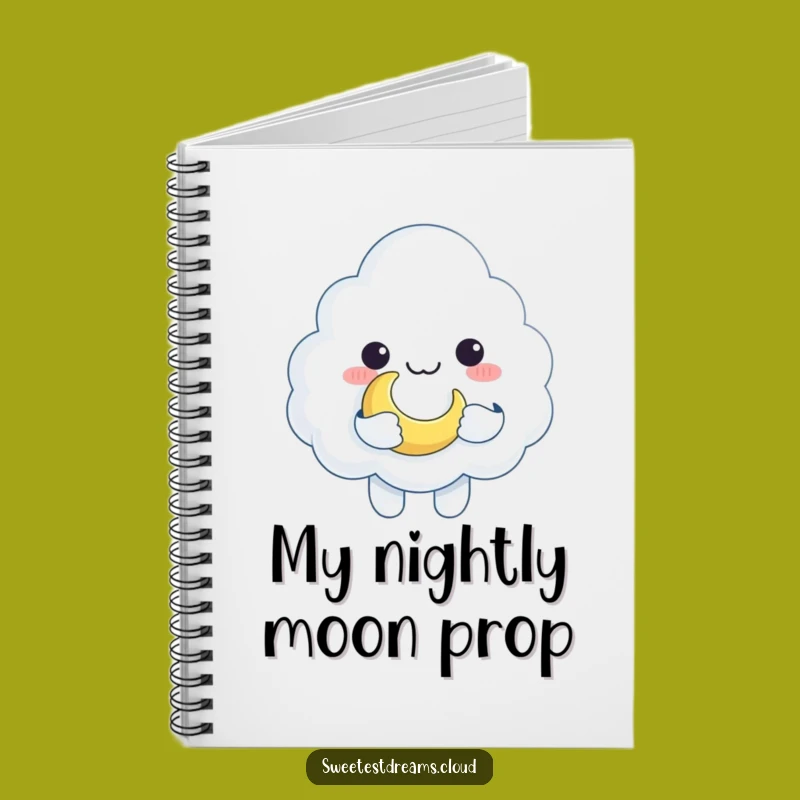 Funny Cloud Moon Toy Notebook: Whimsical Journal Gift for Ideas