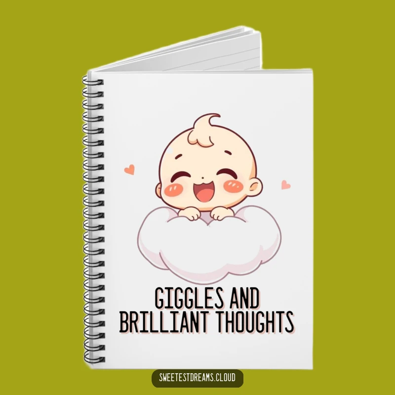 Funny Joyful Character Cloud Notebook: Journal for Happy Thoughts