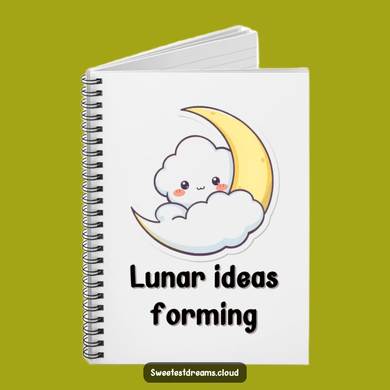 Funny Peek-a-Boo Cloud Notebook - Jot Down Mysterious Thoughts, Perfect Funny Gift