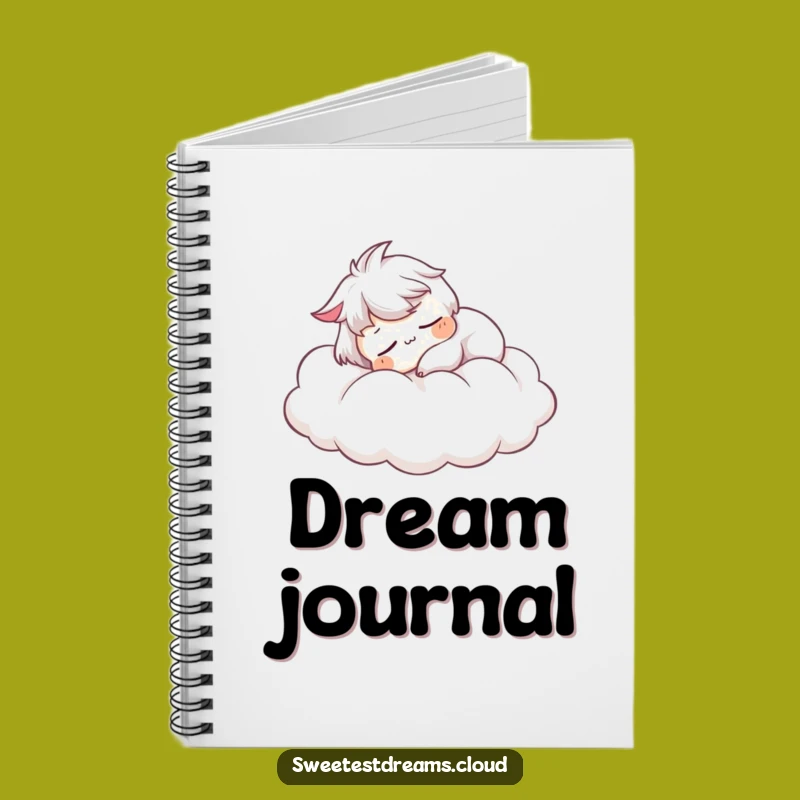 Funny Sleeping Cloud Notebook: Serene Character Journal, Perfect Funny Gift