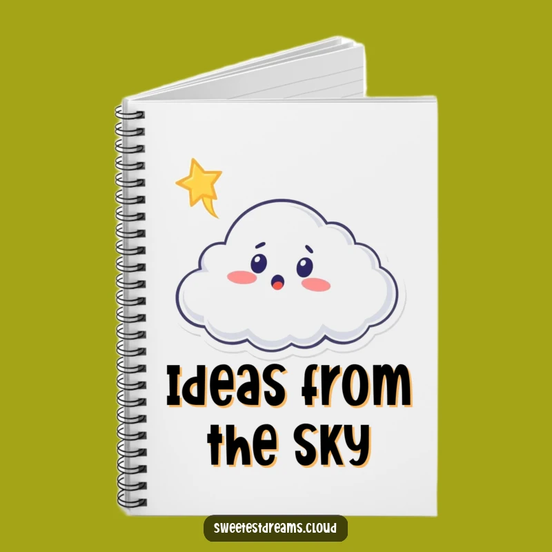 Funny Cloud Notebook: Jot Down Surprises, Perfect Creative Gift!