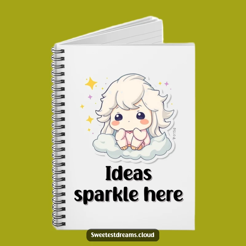 Funny Dreamer Notebook: Capture Your Fantasies with Sparkling Pages