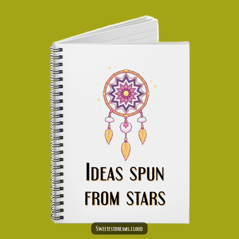 Funny Dream Catcher Notebook: Whimsical Stardust & Clouds, Journal Gift