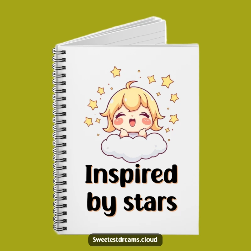Funny Star Chaser Notebook: Giggling Cloud Journal, Playful & Cute Funny Gift