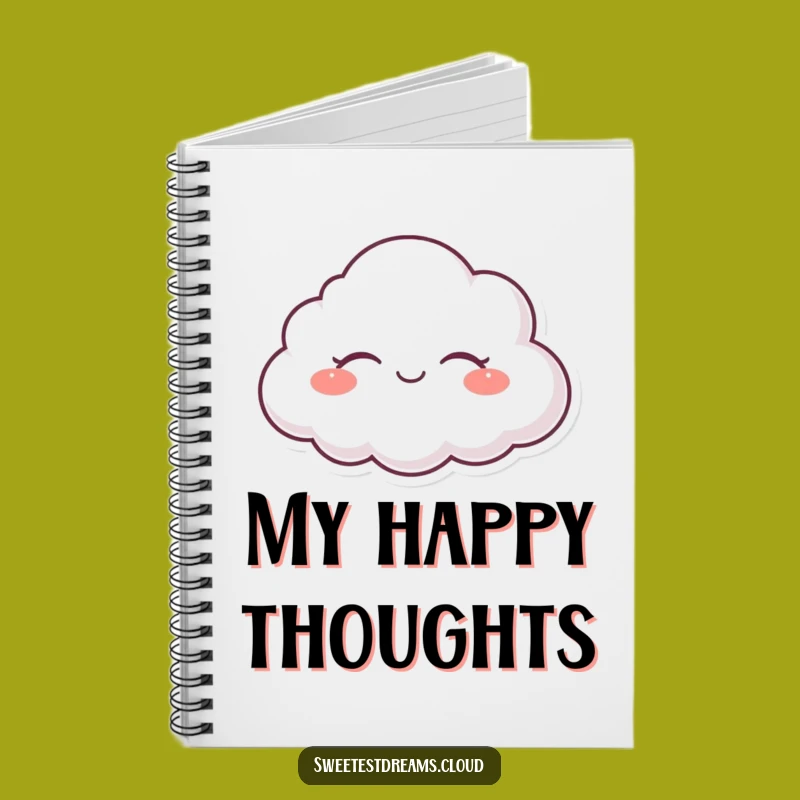 Funny Serene Cloud Notebook - Jot Down Peaceful Thoughts Hilariously