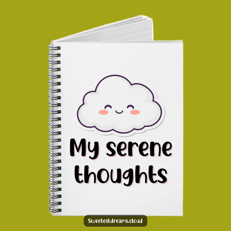 Funny Happy Cloud Notebook - Jot Down Ideas with Joy, Perfect Funny Gift
