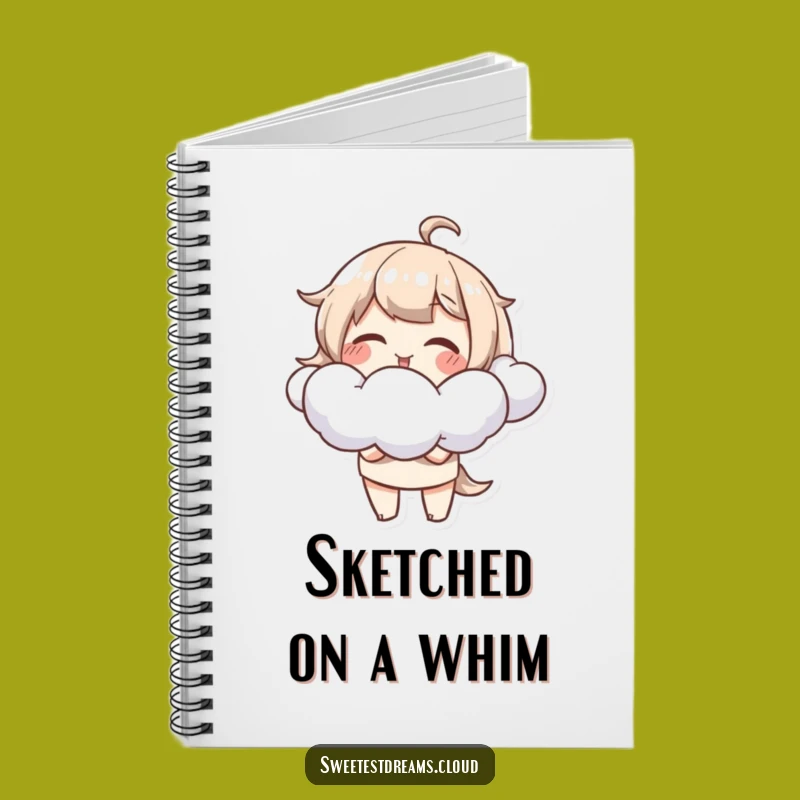 Funny Cloud Blower Notebook: Write Your Dreams with a Hilarious Character
