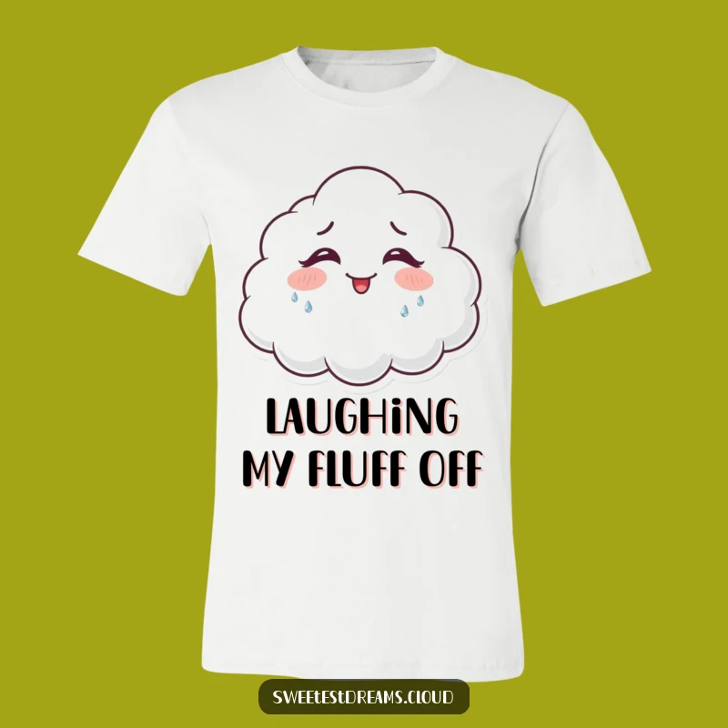 Funny Giggling Cloud T-Shirt: Wear Your Joyful Laughter!