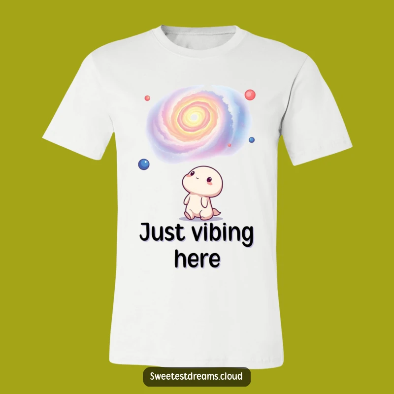 Funny Kawaii Stargazer T-Shirt: Adorable Cosmic Wonder Tee, Perfect Humorous Gift