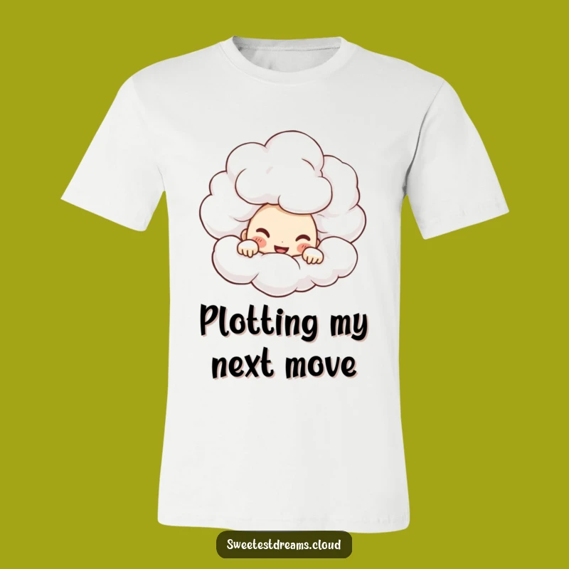 Funny Mischief Cloud T-Shirt: Cheeky Character Design, Hilarious Funny Gift