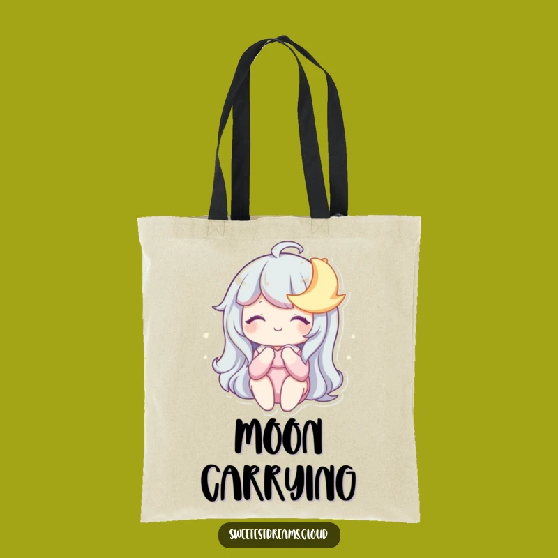 Funny Dreamy Moon Tote Bag: Carry Your Dreams, A Whimsical Funny Gift