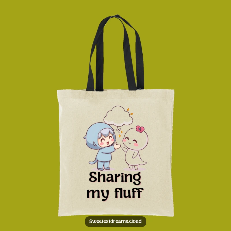 Funny Cloud Gifter Tote Bag: Carry Acts of Kindness Everywhere